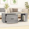 vidaXL Couchtisch Grau Sonoma 100x50,5x35 cm Holzwerkstoff 816542 Bild 3