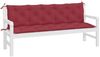 vidaXL Gartenbank-Auflagen 2 Stk. Weinrot 180x50x7 cm Oxford-Gewebe 361725 Bild 4