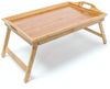 Relaxdays 2x Betttablett Bambus lackiert klappbar Bild 3