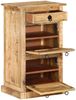 vidaXL Schuhschrank mit 4 Fächern und Schublade Massivholz Mango 328297 Bild 4