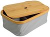 Bambuskorb Aufbewahrungskorb 6-fach Unterteilung faltbar Aufbewahrungsbox Bambus Bild 5