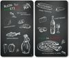 Multi - Glasschneideplatte 2er Set Ristorante / Herdabdeckplatten / Spritzschutz Bild 3