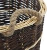 vidaXL Holzkorb mit Trageriemen 44,5×37×50 cm Natur Weide 286973 Bild 5
