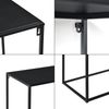 Konsolentisch Turia 74x115x32 cm Kratzfest Metall Schwarz [en. casa] Bild 3