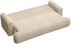 Selsey 'Ovo' 3-Sitzer Schlafsofa mit Bettkasten, Chenille-Bezug, hellbeige, 250 cm ca. 92 x 250 x 110 cm Bild 4