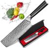 KingLux Hackmesser Damastmesser Nakirimesser 67 Schicht Damaszener Stahl Bild 3