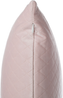 Dekokissen Rautenmuster Samtstoff rosa 45 x 45 cm 2er Set PASQUE Bild 4