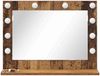 vidaXL Waschtischspiegel Rechtwinklig Altholz 60 x 45 x 18 cm 868315 Bild 4