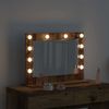 vidaXL Waschtischspiegel Rechtwinklig Altholz 60 x 45 x 18 cm 868315 Bild 3