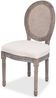 vidaXL Esszimmerstühle 2 Stk. Creme Stoff [244089] Bild 2