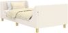 vidaXL Kinderbettgestell mit Kopfteil Creme 90 x 190 cm Schafstoff 42010874 Bild 2