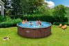 Bestway 'Hydrium' Stahlwandpool Komplett-Set mit Sandfilteranlage, Braun Ø 490 x 130 cm Bild 2