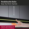 LED Pendelleuchte Raiko RGBW+ dimmbar 1400lm / 240lm 19W / 6W Schwarz Bild 5
