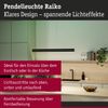 LED Pendelleuchte Raiko RGBW+ dimmbar 1400lm / 240lm 19W / 6W Schwarz Bild 2