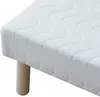 Vente-unique - ASTHENIS Lattenrost und Bettrahmen Stoff Weiß - B 90 cm x H 31 cm x L 190 cm Bild 4
