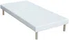 Vente-unique - ASTHENIS Lattenrost und Bettrahmen Stoff Weiß - B 90 cm x H 31 cm x L 190 cm Bild 2