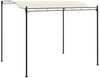 vidaXL Pavillon, 180 g-m², Stahl / Polyester cremeweiß / schwarz, 3 x 2,5 m Bild 2