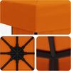 vidaXL Pavillon 3 x 3 m Orange Polyester und Stahl 190 gsm 900357 Bild 5
