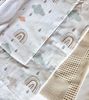 Babydecke Gefütterte Babydecke 80x100cm Waffelpique Tagesdecke Krabbeldecke, Baby Fancyroom Bild 1