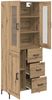 vidaXL Highboard mit Schubladen 2 pcs Artisan-Eiche Holzwerkstoff 3415990 Bild 5