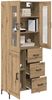 vidaXL Highboard mit Schubladen 2 pcs Artisan-Eiche Holzwerkstoff 3415990 Bild 3