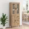 vidaXL Highboard mit Schubladen 2 pcs Artisan-Eiche Holzwerkstoff 3415990 Bild 4