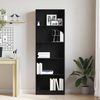 vidaXL Bücherregal Schwarz Eichen-Optik 60 x 24 x 176 cm Holzwerkstoff 862468 Bild 4