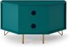 Lowboard MDF und Metall Blau Bild 5