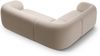 Micadoni Ecksofa Kate 4-Sitzer Links Samt Beige Bild 3