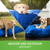 Green Bean® Hundebett für mittlere & große Hunde 120x160cm Hundekissen - Blau Bild 3