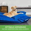 Green Bean® Hundebett für mittlere & große Hunde 120x160cm Hundekissen - Blau Bild 2