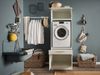 Mehrzweckschrank-Set >LAUNDREEZY< in weiß, Holzwerkstoff - 67,5x200x67,5 (BxHxT) Bild 2