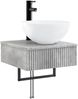 vidaXL Badezimmerschrank-Set 5 pcs Betongrau 43 x 16 x 62,5 cm 3406282 Bild 5