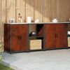 vidaXL Aufbewahrungsset für die Küche 3 pcs Rostig Wetterfeststahl 3392707 Bild 4