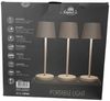 Coen Bakker Deco BV LED Außen-Tischleuchte Portable Light, Dimmfunktion, LED, warmweiß, kaltweiß, neutralweiß, taupe Ladestation dimmbar touch 28cm Bild 3