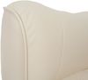 MCA Relaxsessel Montreal, Fernsehsessel Hocker, Echtleder 130kg belastbar ~ creme, honigfarben Bild 3