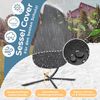 KESSER® Hängesessel Jungle mit Gestell Stahl Hängekorb Sessel Inkl. Großen Kissen + Decken Halterung - Hängeschaukel Hängesitz Indoor - Outdoor Schaukel Hängestuhl für Kinder und Erwachsene Grau Bild 5
