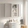 vidaXL Badezimmer-Wandschrank Weiß 30 x 10 x 60,5 cm Holzwerkstoff 889319 Bild 5