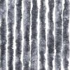vidaXL Fliegenvorhang Silbern 100x230 cm Chenille 377380 Bild 5