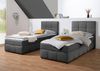 Home affaire Boxbett Niemes inkl. Bettkasten und Topper, auch in Überlänge erhältlich, Boxbett mit Bettkasten, inkl. Topper Bild 2