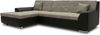 DOMO Collection Treviso, Ecksofa, Webstoff/Kunstleder weißgrau/schwarz, 178 x 240 cm Bild 2