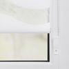 Lichtblick Sonnenschutzsysteme GmbH Doppelrollo Stockholm 45 cm x 150 cm (BxL) Weiß Duo Rollo in extravagantem Stil; Klemm- und schraubbar; Lichtdurchlässig und blickdicht Bild 3