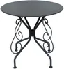 Vente-unique - GUERMANTES Garden dining set Metall Grau - B 52 cm80 cm x H 89 cm71 cm x L 48 cm80 cm Bild 3