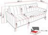 Schlafsofa Takoni, Farbe: Monolith 84 Bild 5
