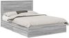 vidaXL Aufbewahrungsbett Graues Sonoma 140 x 200 cm Holzwerkstoff 3410248 Bild 2