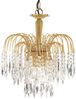 Waterfall, 3Flammige Deckenleuchte, Gold, Klarer Kristall Bild 2