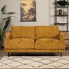 Bronx71 Chenille Sofa Denver 2,5-Sitzer ockergelb/cognac Bild 3