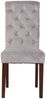 2er Set Esszimmerstühle Lisburn Samt, grau Bild 3