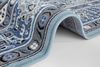 Orientalischer Kurzflor Teppich Skazar Isfahan Hielblau - 80x250x0,9cm Bild 3