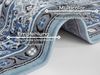 Orientalischer Kurzflor Teppich Skazar Isfahan Hielblau - 80x250x0,9cm Bild 4
